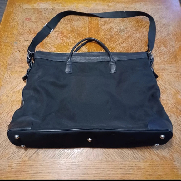 Express Large Mens Canvas Travel Bag/Satchel Black - Picture 1 of 7
